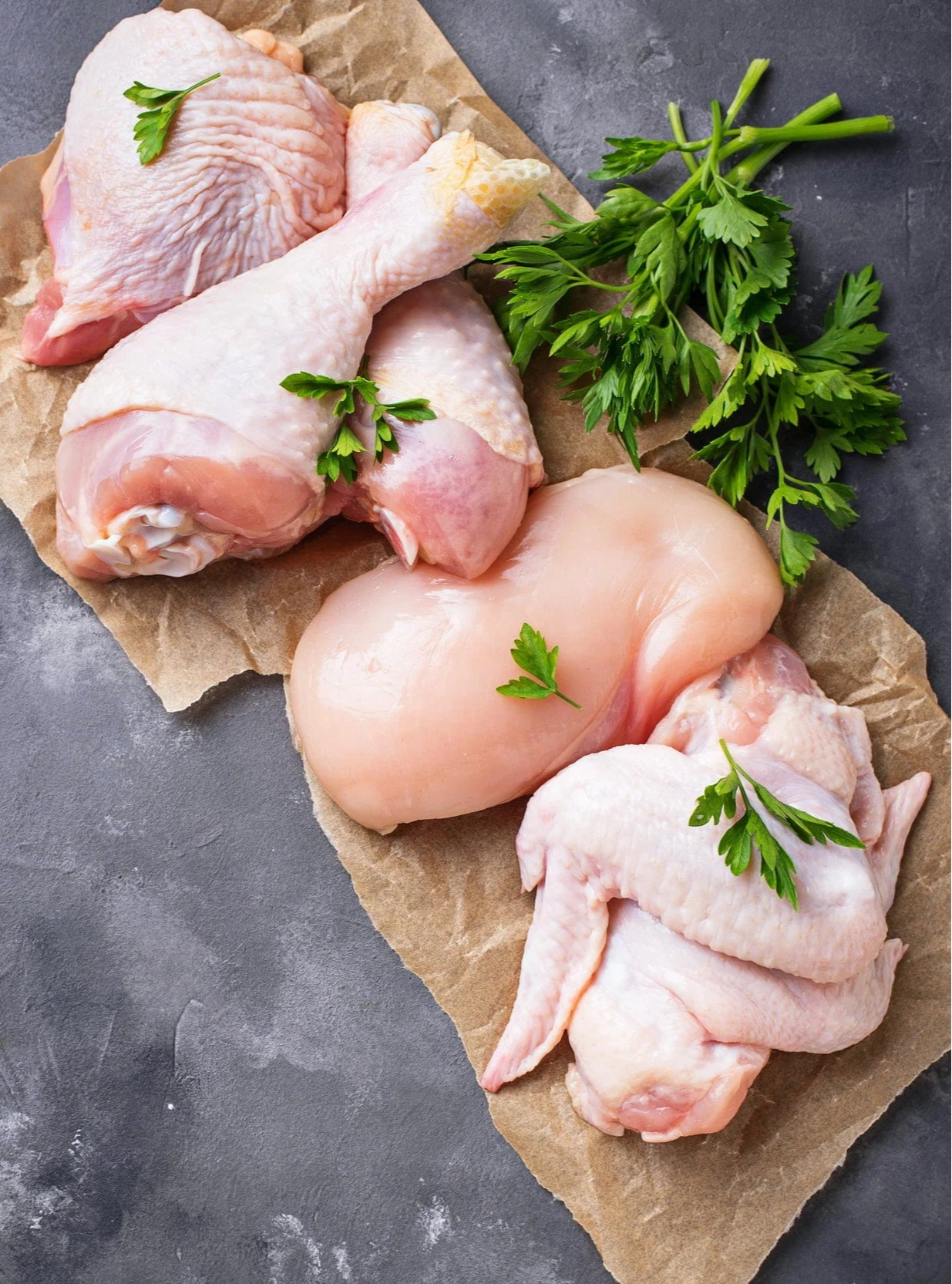 Boîte mixte de volailles biologiques du Québec | Mélange local – Livraison gratuite à Montréal et au Québec